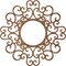 Ekena Millwork Reims Wood Fretwork Pierced Ceiling Medallion, Walnut, 16"OD x 6 1/8"ID x 1/4"T CMWP16X16X0250REWA - alternate 3